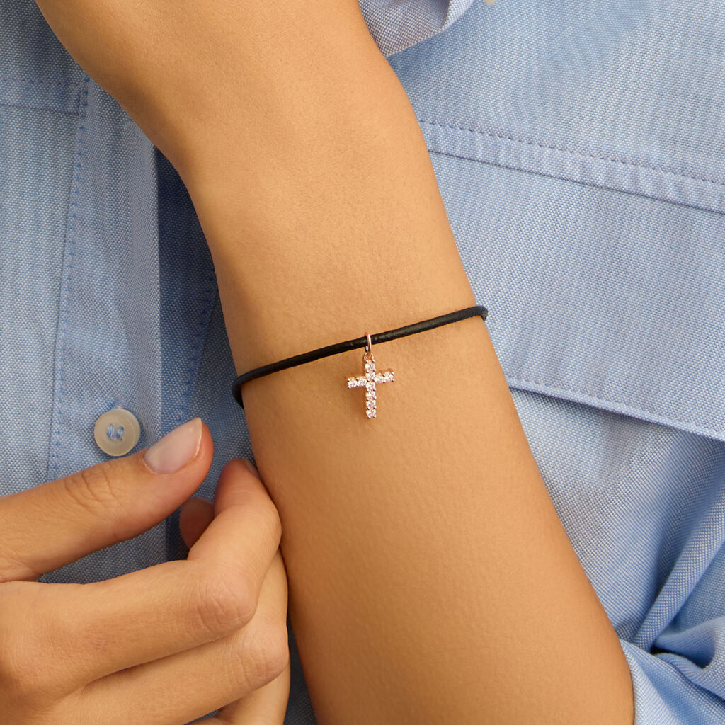 Pendente Love Beats Argento Rosa Cubic Zirconia