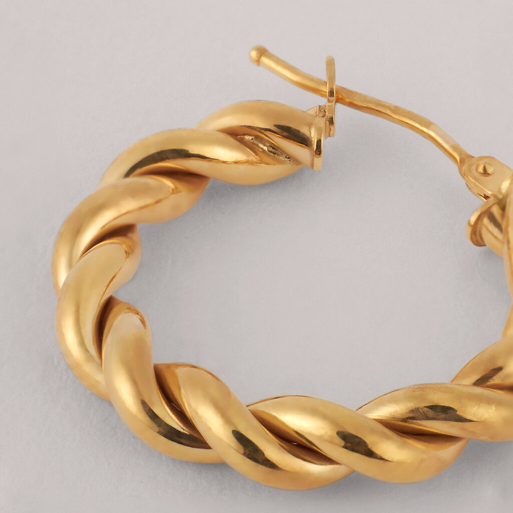 Orecchini A Cerchio Toujours Oro Giallo - Orecchini a Cerchio Donna | Stroili