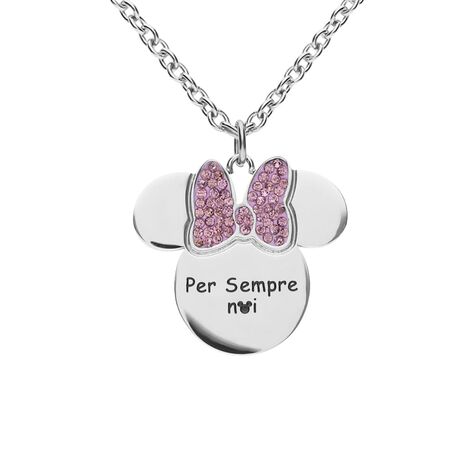 Collana Mickey Mouse & Friends Acciaio Cristallo - Collane Donna | Stroili