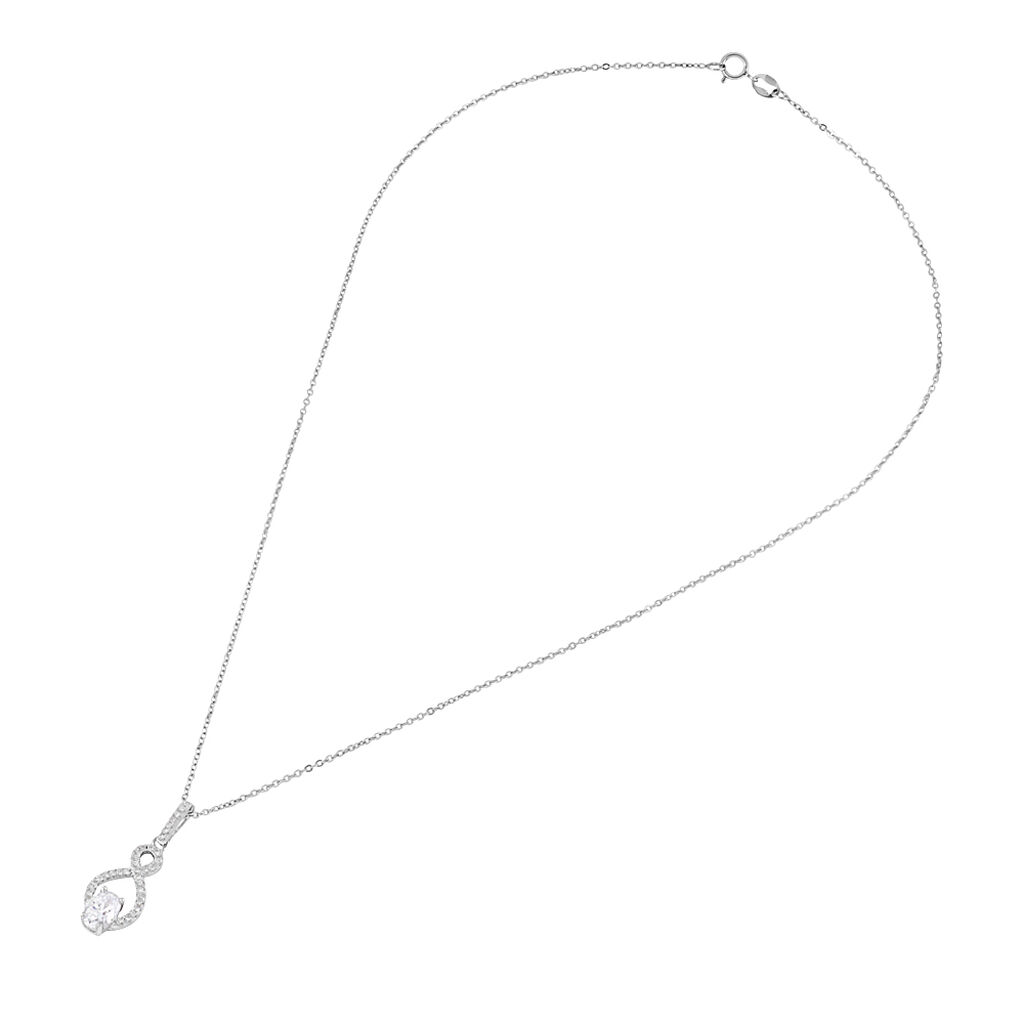 Collana Silver Elegance Argento Rodiato Cubic Zirconia - Collane Donna | Stroili