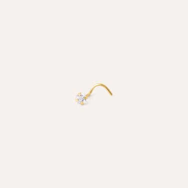 Piercing Naso Bon Ton Oro Giallo Cubic Zirconia