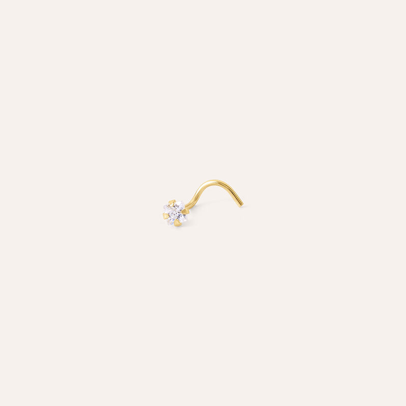 Piercing Naso Bon Ton Oro Giallo Cubic Zirconia - Piercing Naso Donna | Stroili