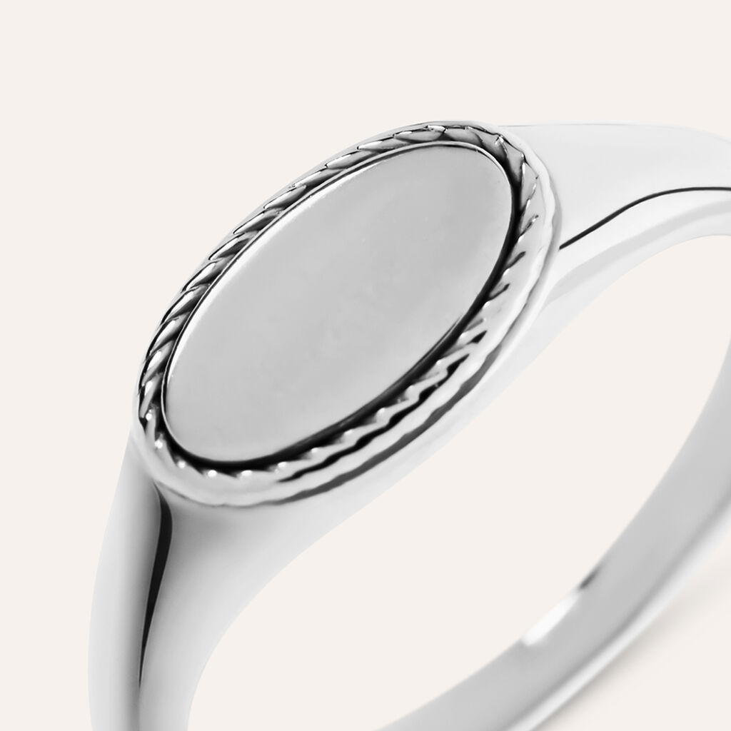 Anello Chevalier Desideria Argento Nobile Rodiato