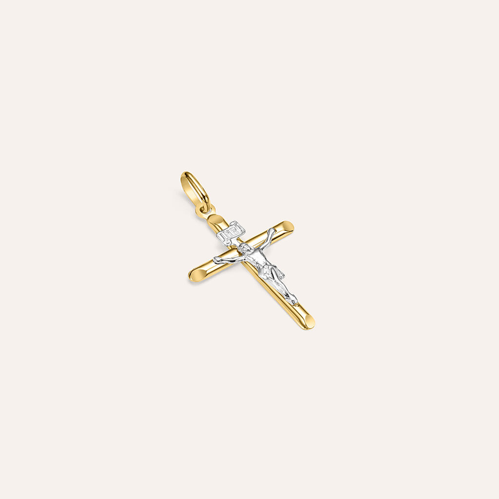 Pendente Religious Gold Oro Bicolore - Ciondoli Unisex | Stroili