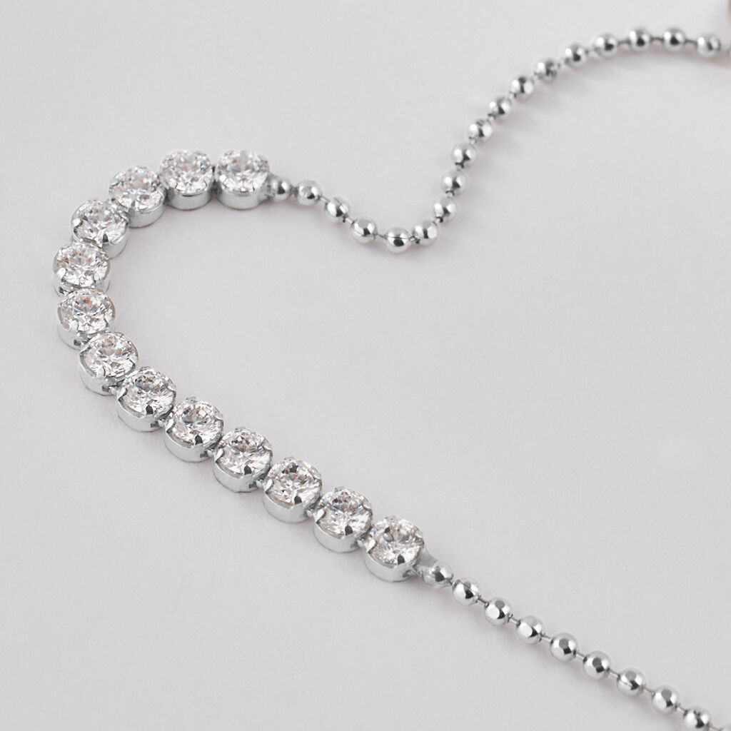 Bracciale Tennis Silver Elegance Argento Rodiato Cubic Zirconia - Bracciali Tennis Donna | Stroili
