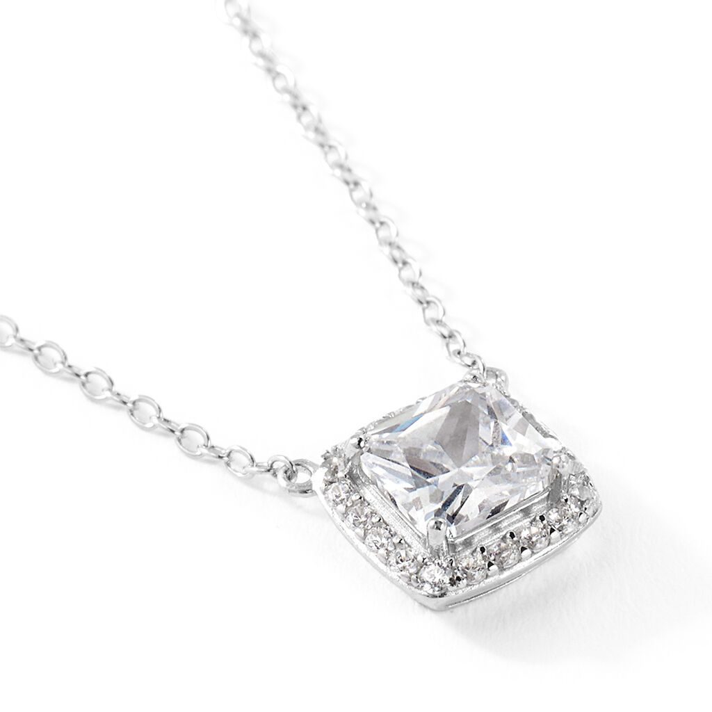 Collana Silver Elegance Argento Rodiato Cubic Zirconia - Collane Donna | Stroili