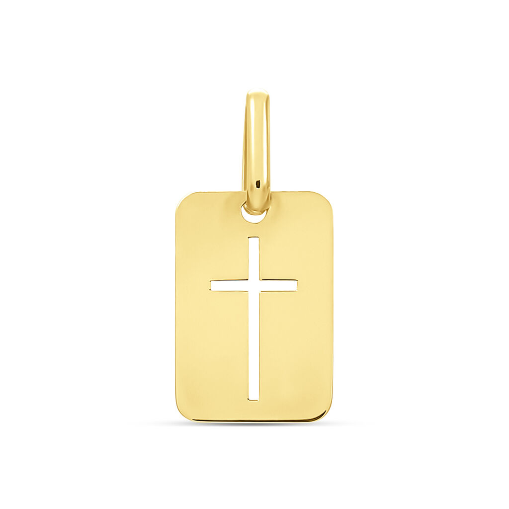 Pendente Holy Oro Giallo - Ciondoli con Incisione Unisex | Stroili