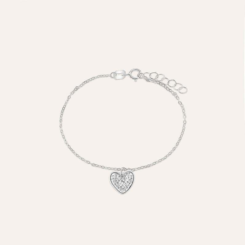 Bracciale Christelle Oro Bianco Cristallo - Bracciali Love Donna | Stroili