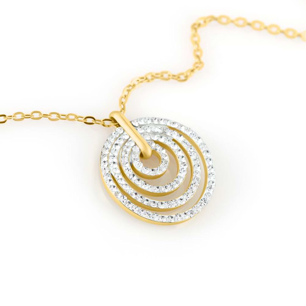 Collana Crystal Gold Oro Giallo Cristallo - Collane Donna | Stroili