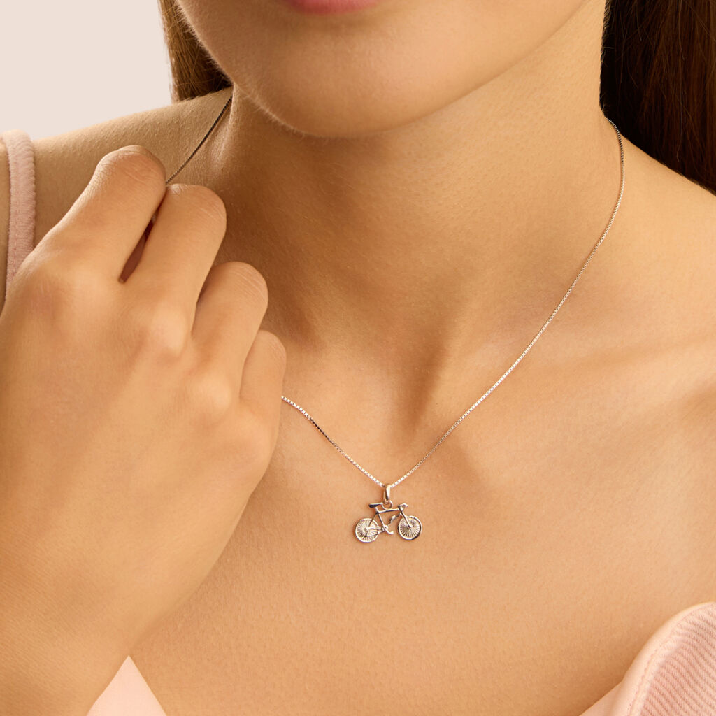 Pendente Love Beats Argento Rodiato