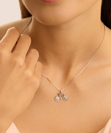 Pendente Love Beats Argento Rodiato