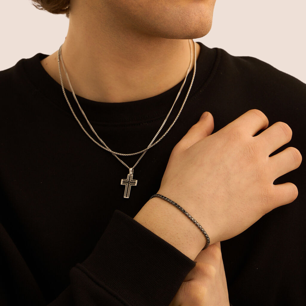 Catena L'homme Or Oro Bianco