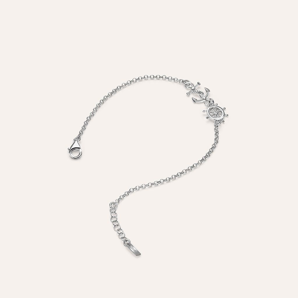 Bracciale Gentleman Argento Rodiato - Bracciali Uomo | Stroili