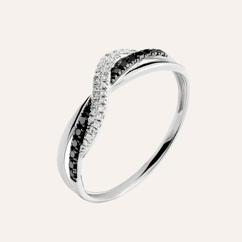 Anello Fascia Sophia Oro Bianco Diamante - Anelli con Pietre Donna | Stroili