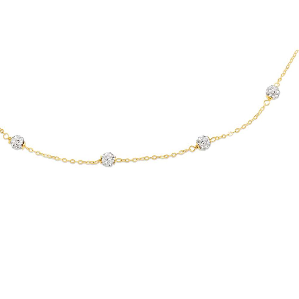 Collana Christelle Oro Giallo Cristallo - Collane Donna | Stroili