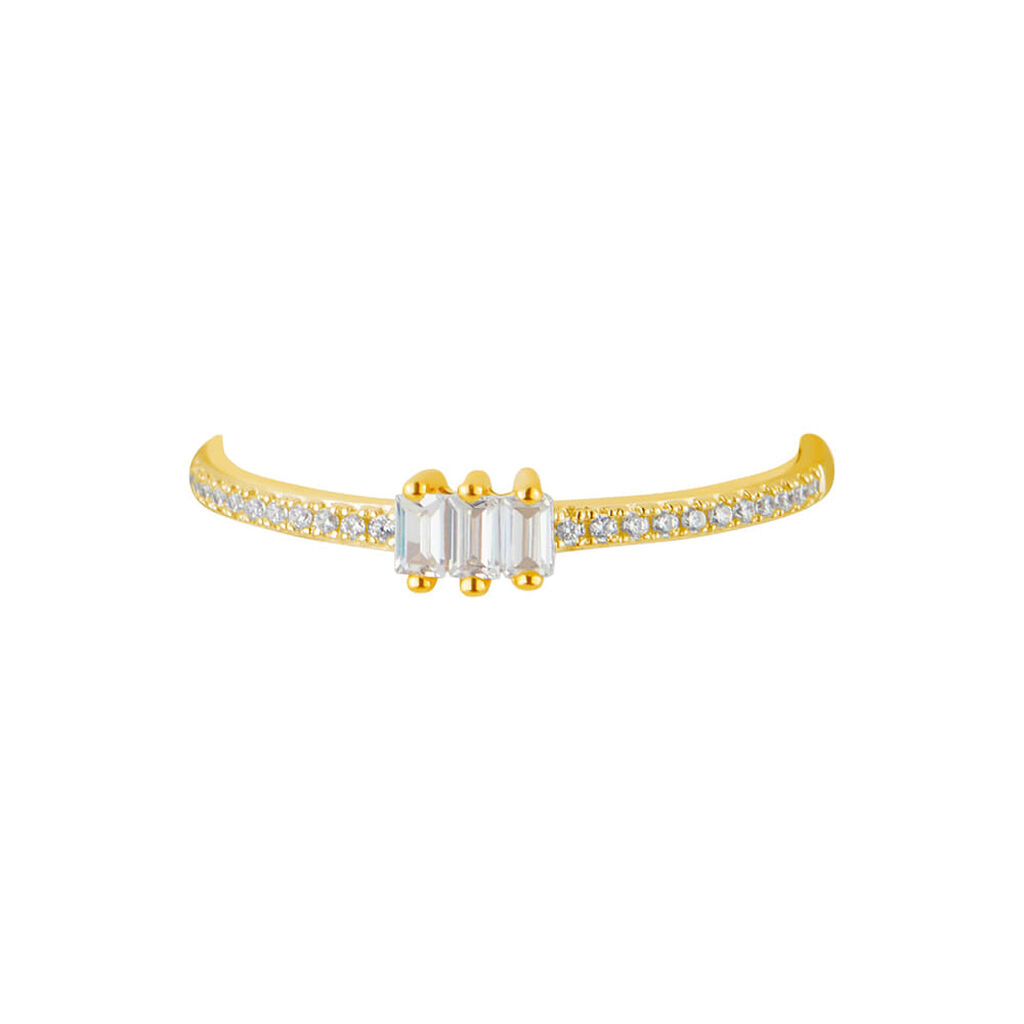 Anello Fantasia Claire Oro Giallo Cubic Zirconia - Anelli con Pietre Donna | Stroili