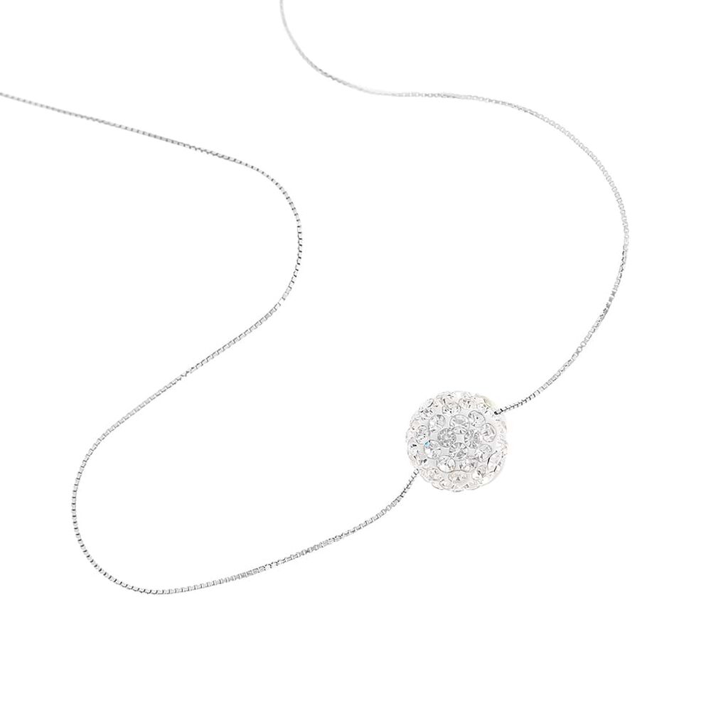 Collana Crystal Gold Oro Bianco Cristallo - Collane Donna | Stroili