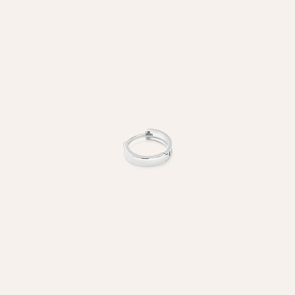 Mono Orecchino A Cerchio L'homme Or Oro Bianco - Mono Orecchino Uomo | Stroili