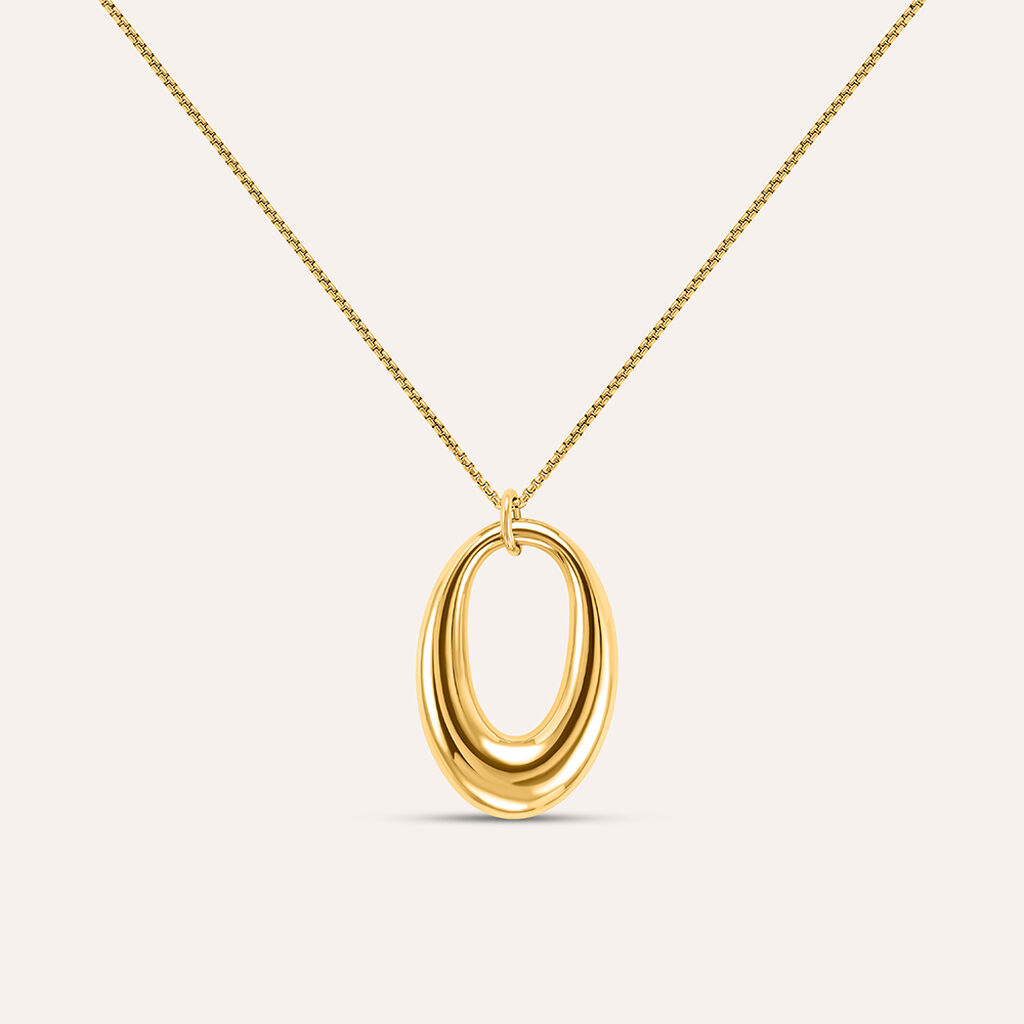 Collana Lady Code Acciaio Dorato - Collane Donna | Stroili