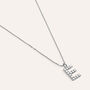 Collana Silver Moments Argento Rodiato Cubic Zirconia