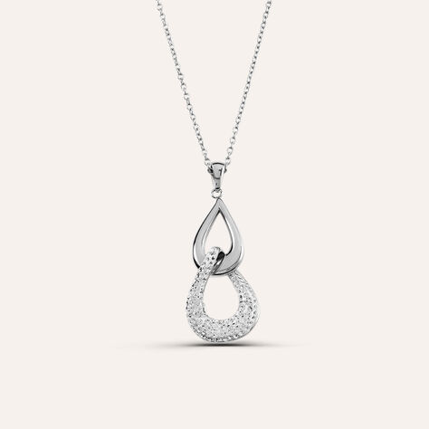 Collana Aura Acciaio Cristallo - Collane Donna | Stroili