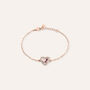 Bracciale Violet Ottone Rosa Cristallo