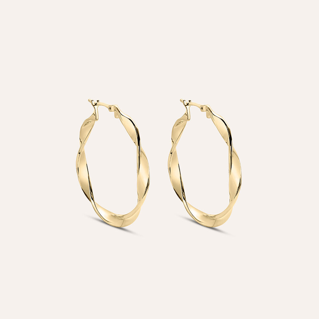 Orecchini A Cerchio Golden Dream Placcato Oro Giallo