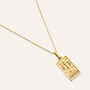 Pendente Tarocchi Carta Della Giustizia Love Beats Argento Dorato