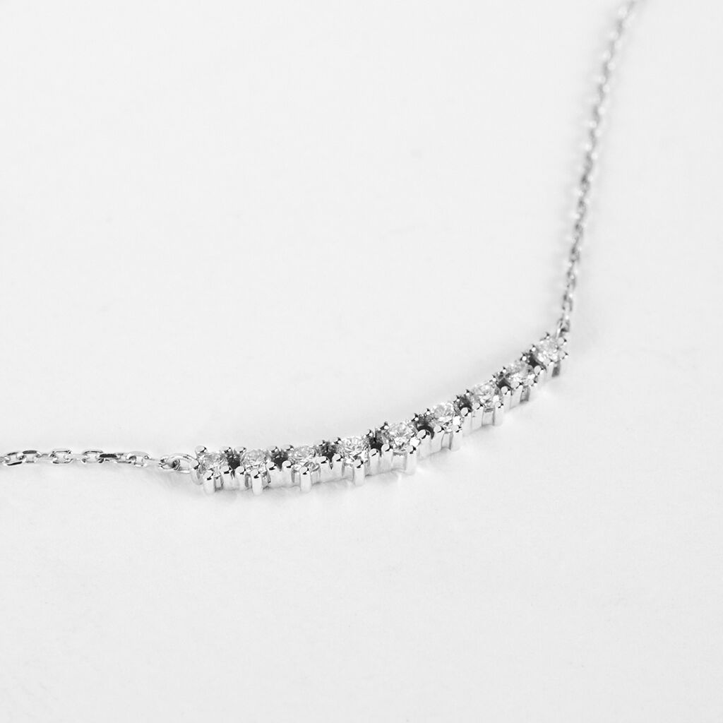 Collana Sophia Oro Bianco Diamante - Collane Donna | Stroili