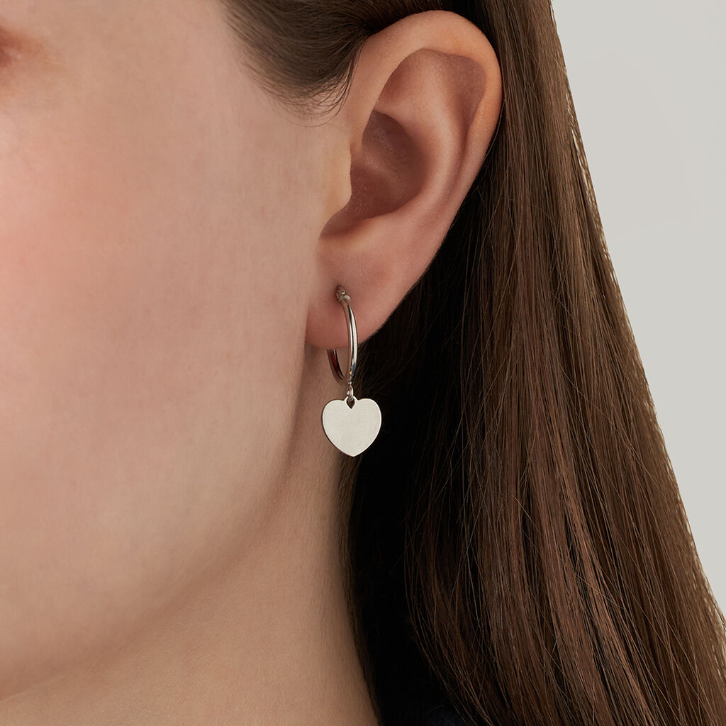 Orecchini A Cerchio Silver Collection Argento Rodiato - Orecchini a Cerchio Donna | Stroili