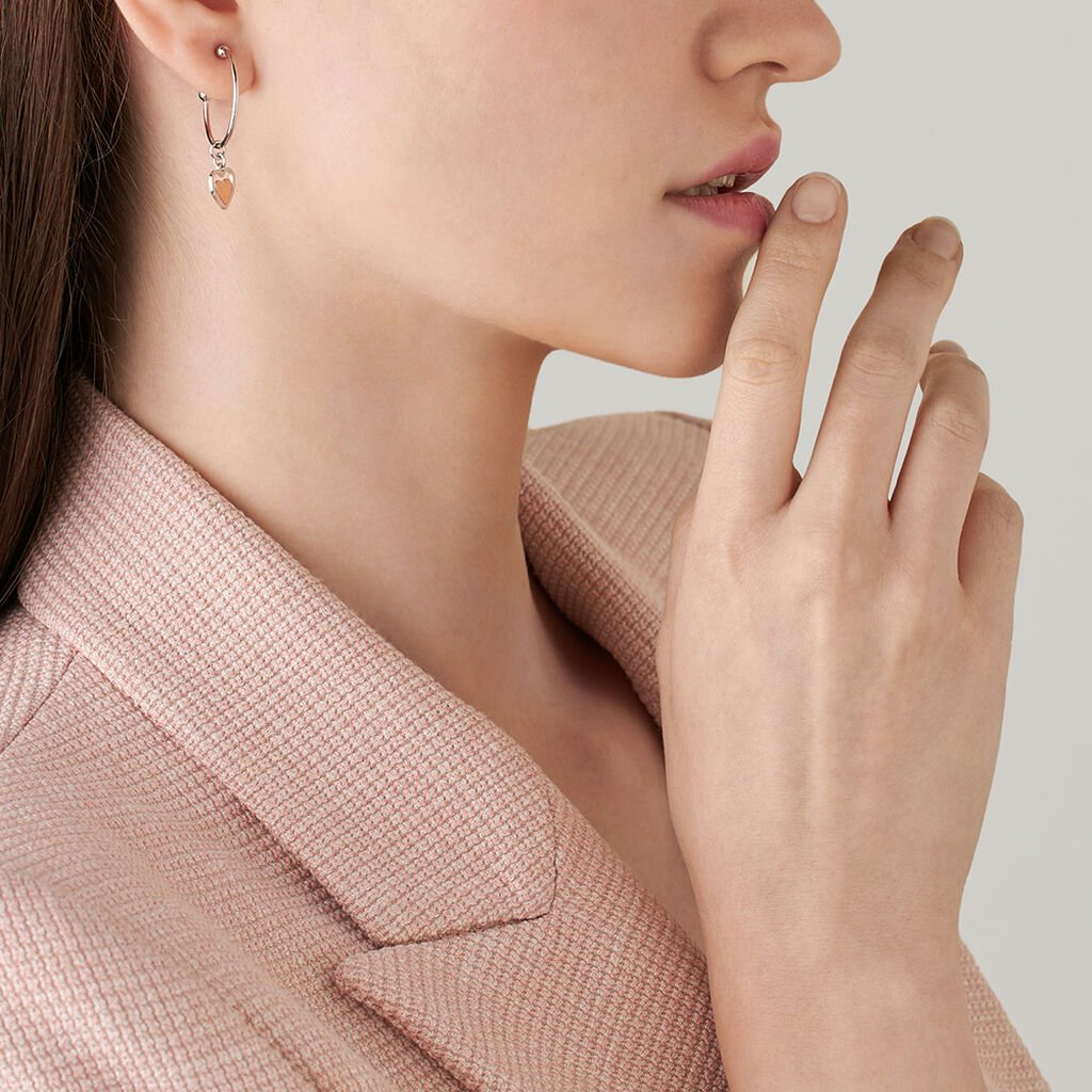 Orecchini A Cerchio Silver Collection Argento Rodiato - Orecchini a Cerchio Donna | Stroili