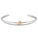 Bangle Lady Code Acciaio Bicolore Bianco / Rosa - Bracciali Rigidi Donna | Stroili