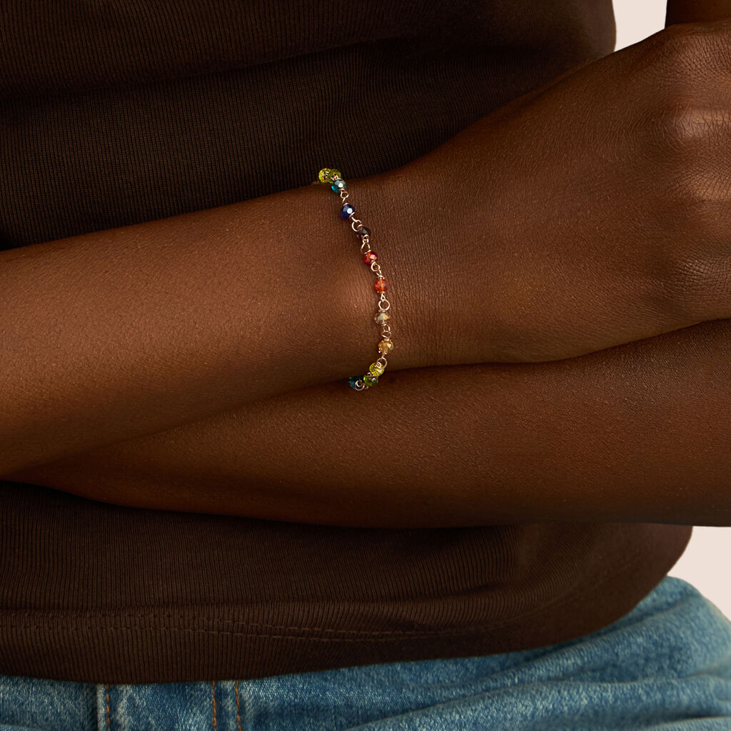 Collana Silver Soul Argento Rosa Cristallo