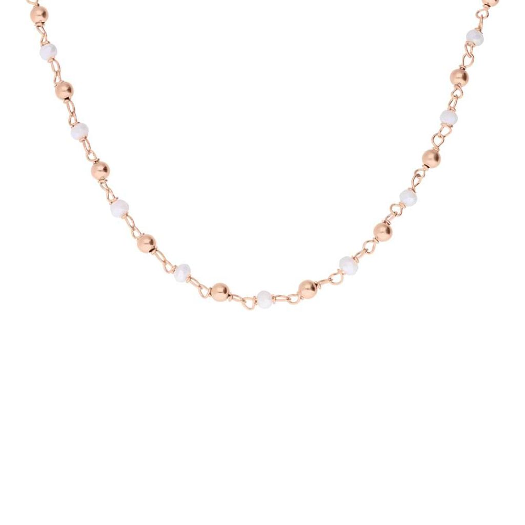 Collana Silver Soul Argento Rosa Cristallo