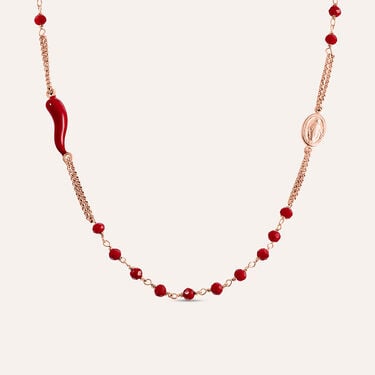 Collana Silver Soul Argento Rosa Cristallo