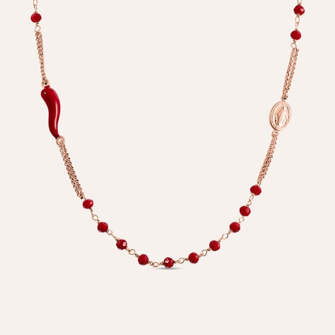 Collana Silver Soul Argento Rosa Cristallo - Collane Donna | Stroili