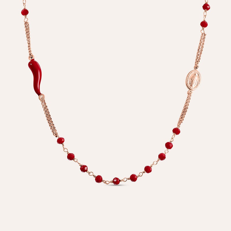 Collana Silver Soul Argento Rosa Cristallo - Collane Donna | Stroili