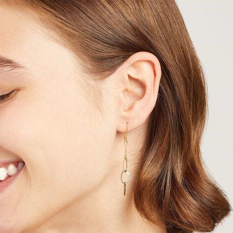 Orecchini Pendenti Beverly Oro Bicolore - Orecchini Pendenti Donna | Stroili