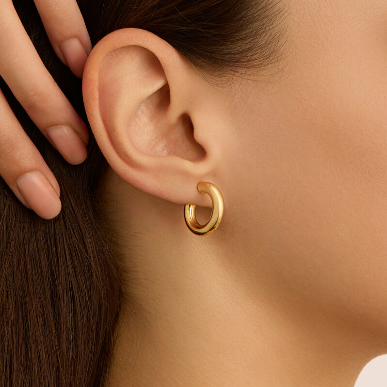 Orecchini A Cerchio Toujours Oro Giallo - Orecchini a Cerchio Donna | Stroili