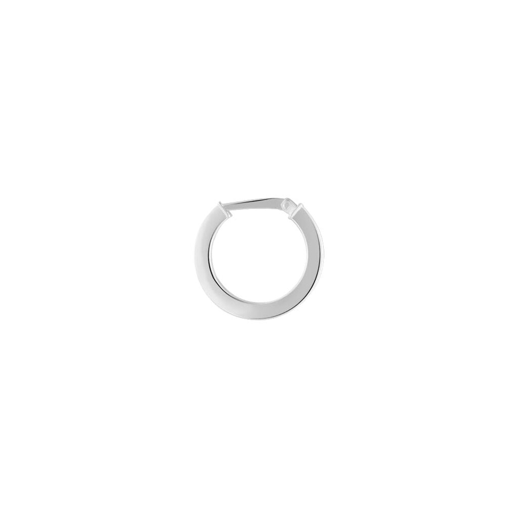 Mono Orecchino A Cerchio Toujours Oro Bianco - Mono Orecchino Unisex | Stroili