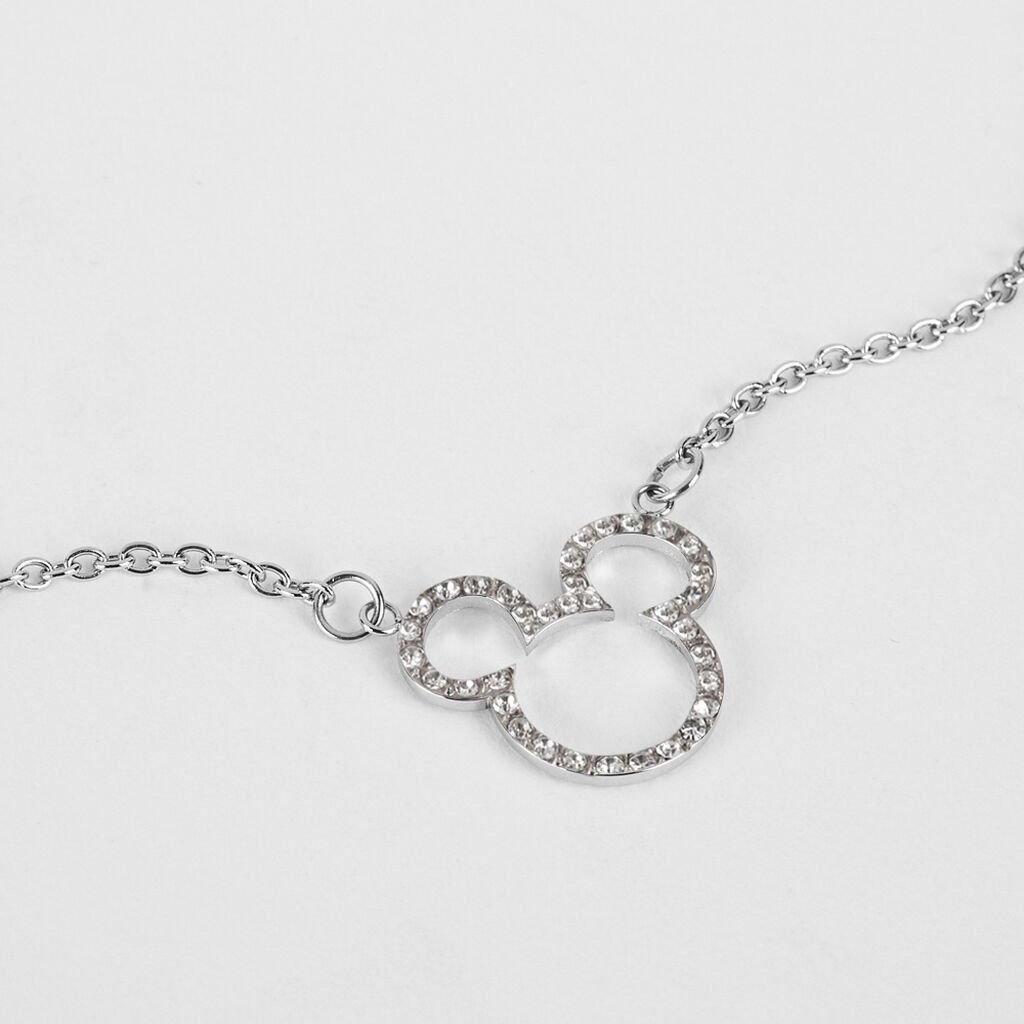 Collana Mickey Mouse & Friends Acciaio Cristallo - Collane Donna | Stroili