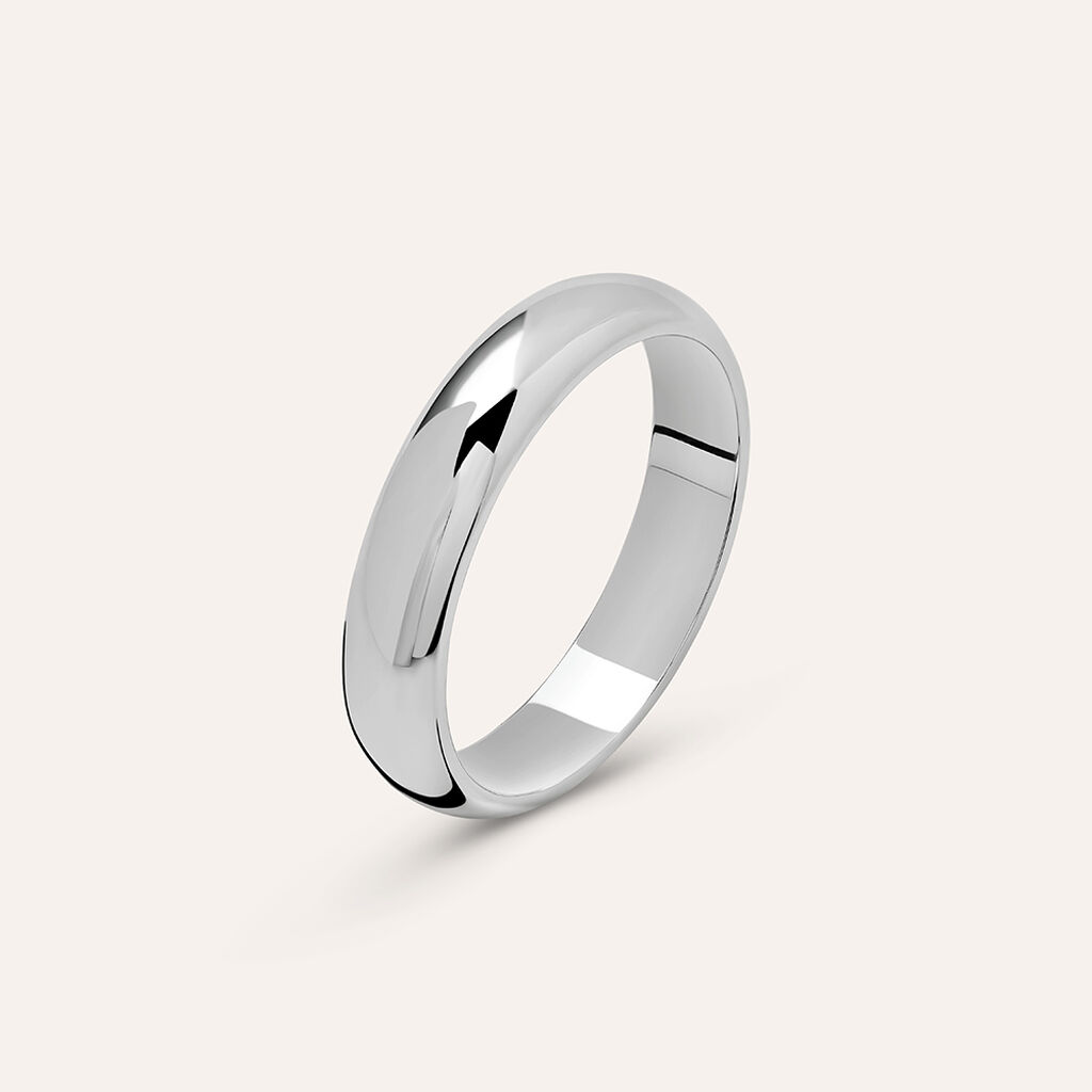 Fede Mantovana 4 mm Oro Bianco