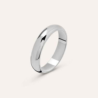 Fede Mantovana 4 mm Oro Bianco