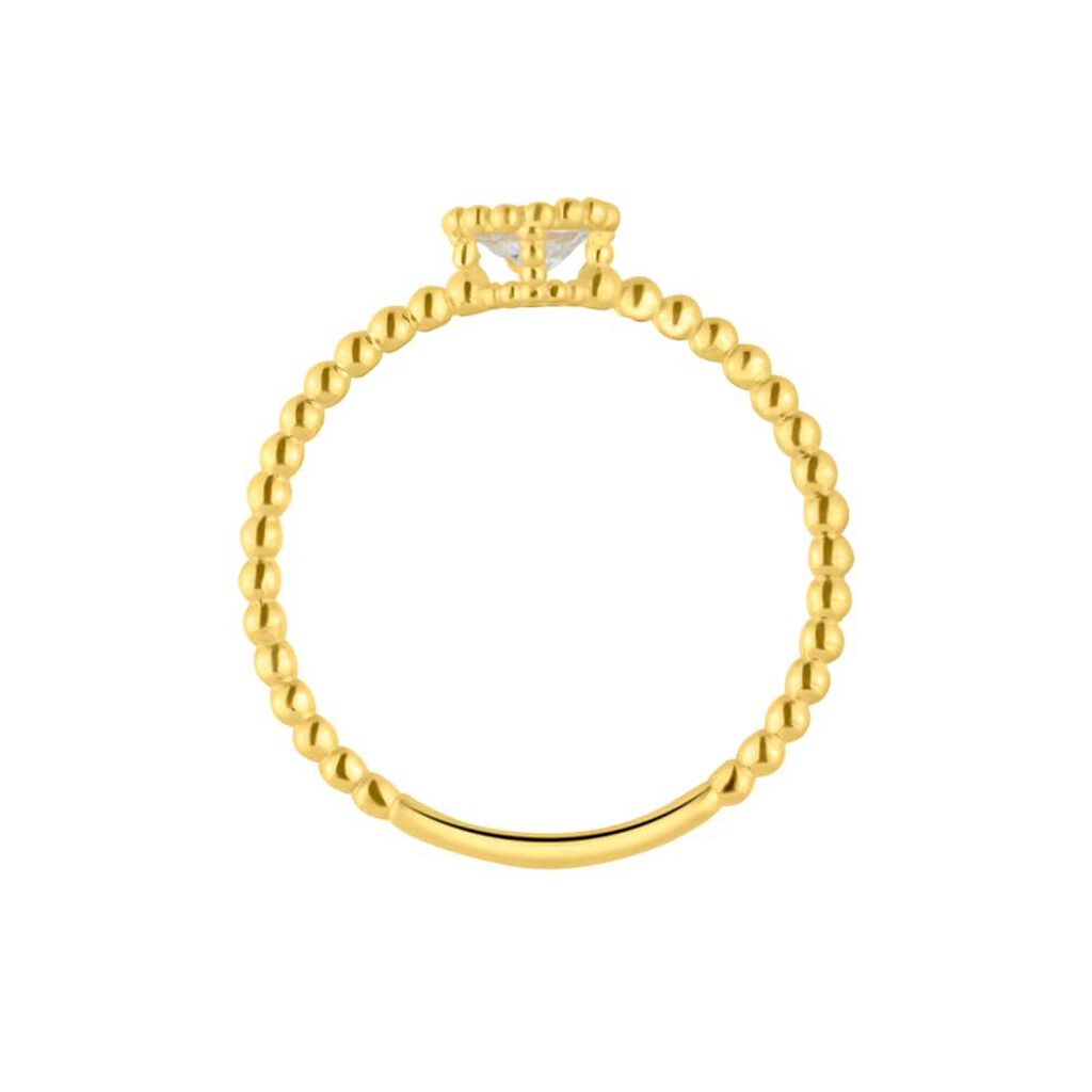 Anello Solitario Claire Oro Giallo Cubic Zirconia - Anelli con Pietre Donna | Stroili