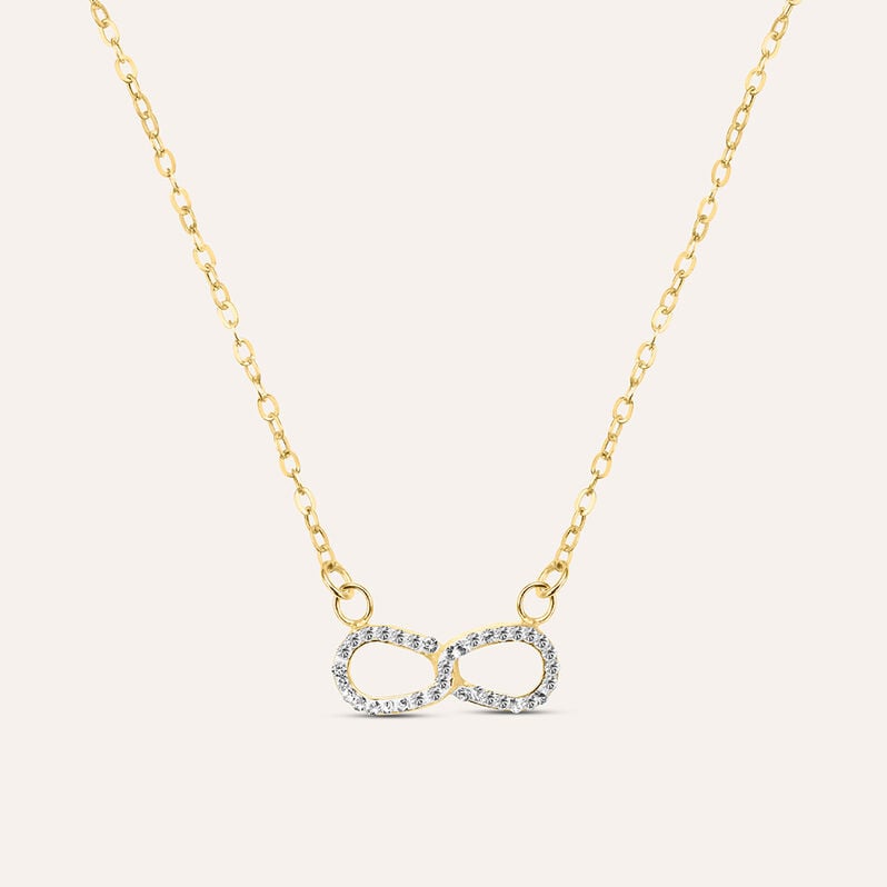 Collana Christelle Oro Giallo Cristallo - Collane Donna | Stroili