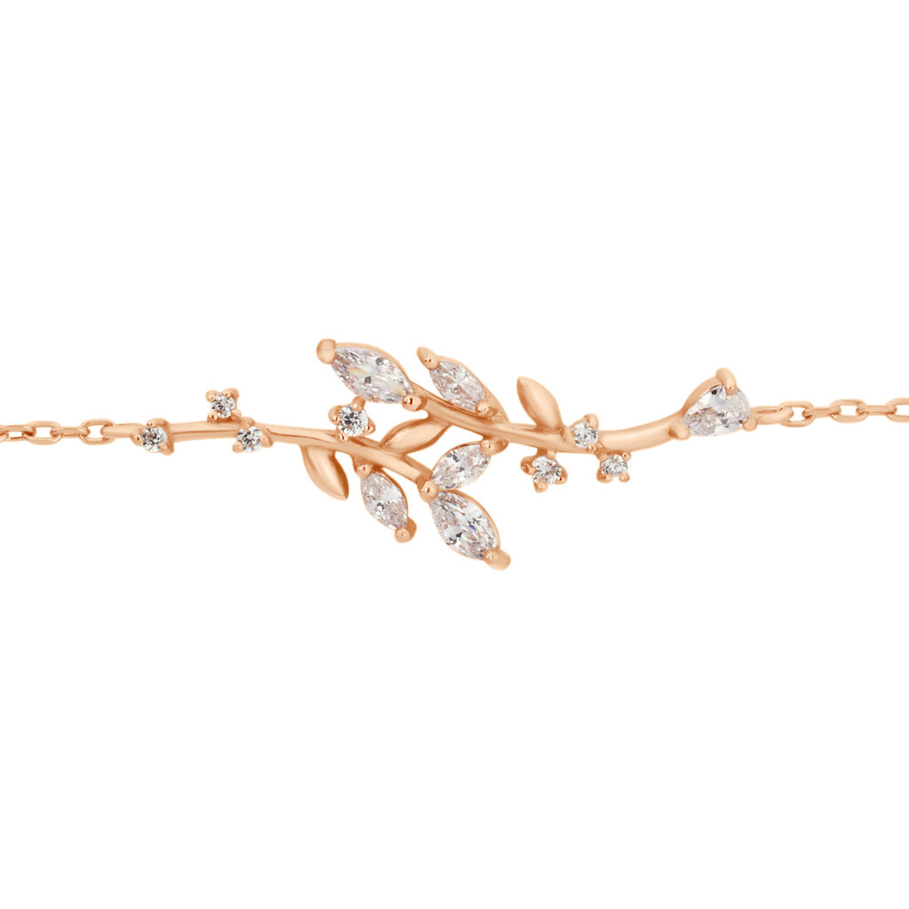Bracciale Silver Elegance Argento Rosa Cubic Zirconia - Bracciali Donna | Stroili