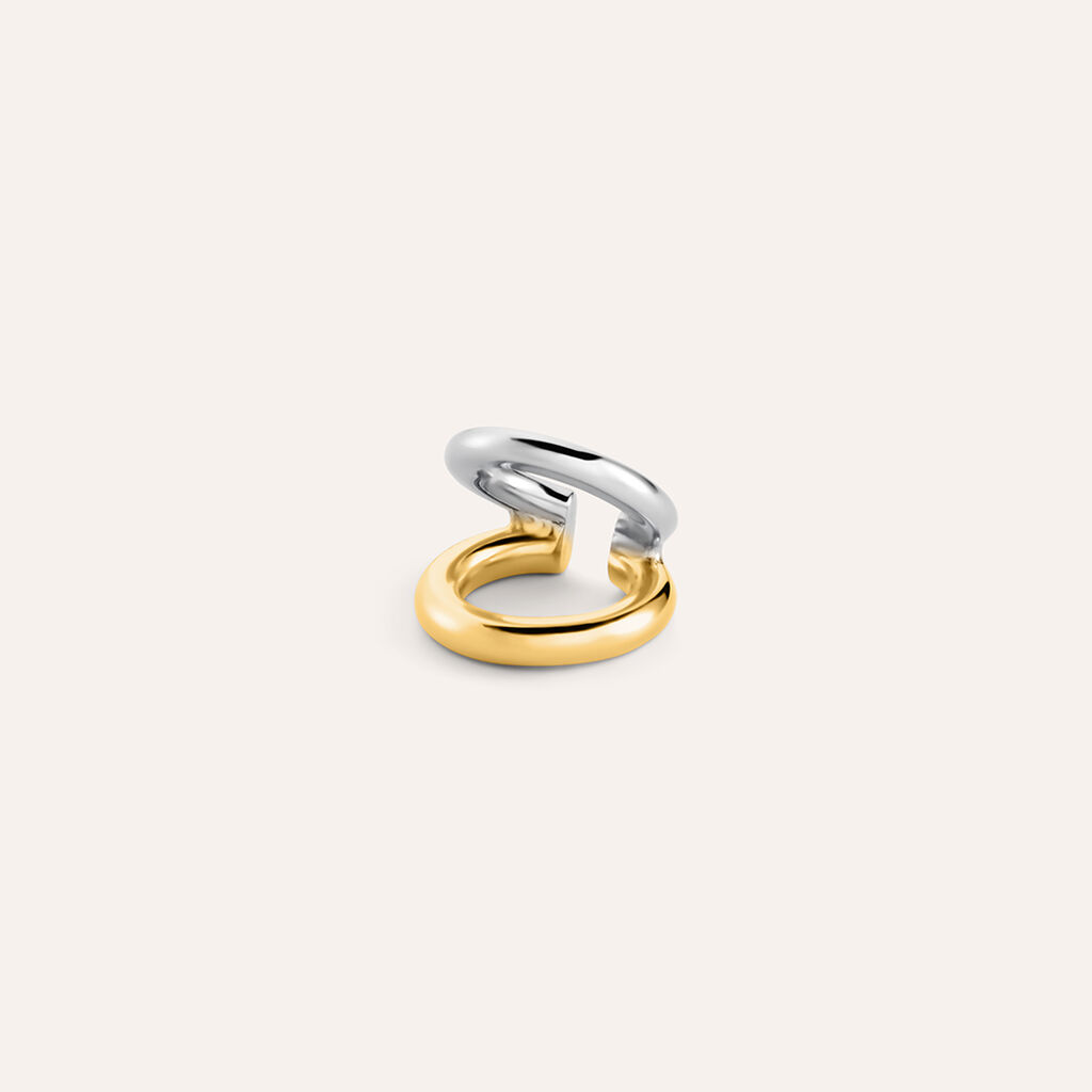 Ear Cuff Radiance Acciaio Bicolore