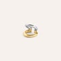 Ear Cuff Radiance Acciaio Bicolore