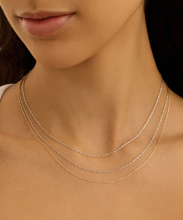 Catenina Golden Lover Oro Bianco