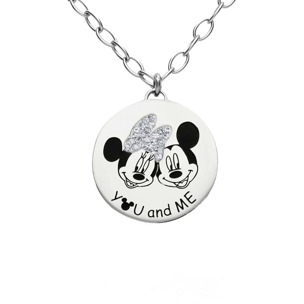 Collana Lady Message Acciaio Disney e Cristalli - Collane Donna | Stroili